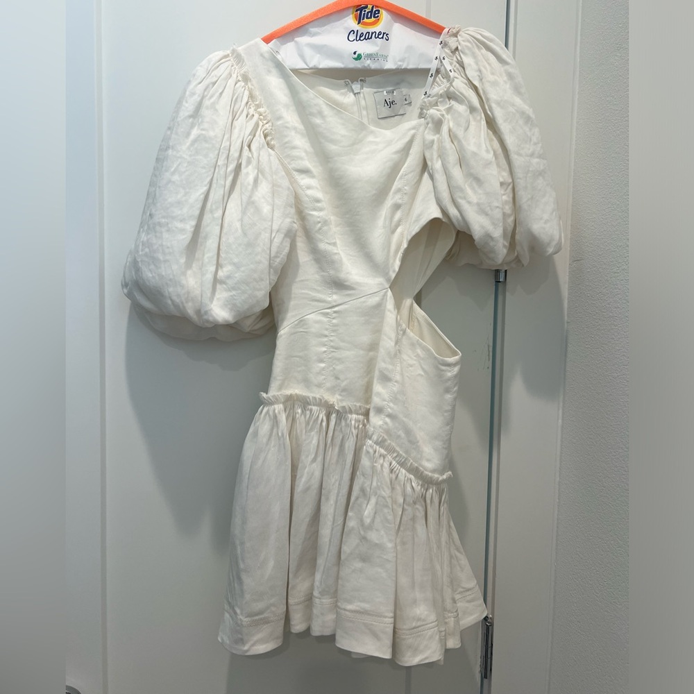 Aje Puff Sleeve Dress with cut-outs - Picture 2 of 3